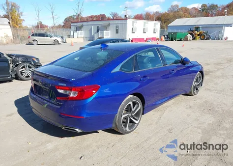 2020 Honda Accord Sport из США, поврежденный, VIN 1HGCV1F36LA125798